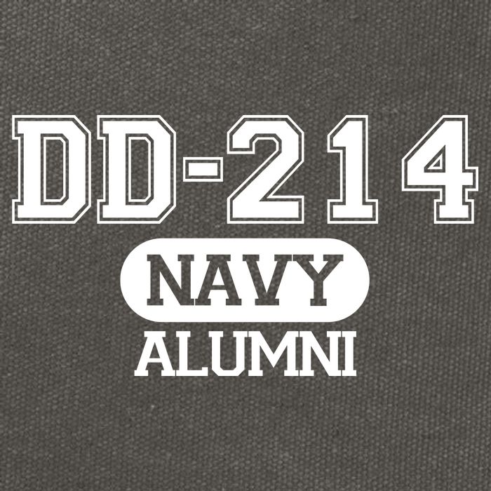 Dd 214 Navy Alumni Cotton Canvas Backpack