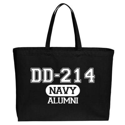 Dd 214 Navy Alumni Cotton Canvas Jumbo Tote