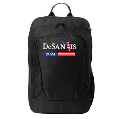 Desantis 2024 President American Flag Usa Flag Ron Desantis Meaningful Gift City Backpack