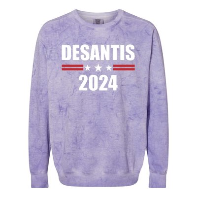 Desantis 2024 Ron Desantis 2024 Presidential Election Desantis For President Colorblast Crewneck Sweatshirt