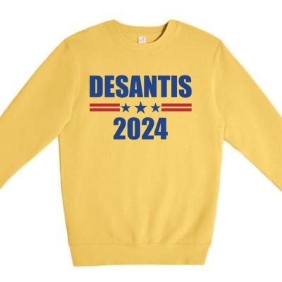 Desantis 2024 Ron Desantis 2024 Presidential Election Desantis For President Premium Crewneck Sweatshirt