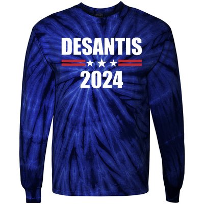 Desantis 2024 Ron Desantis 2024 Presidential Election Desantis For President Tie-Dye Long Sleeve Shirt