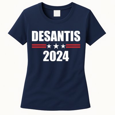 Desantis 2024 Ron Desantis 2024 Presidential Election Desantis For President Womens T-Shirt