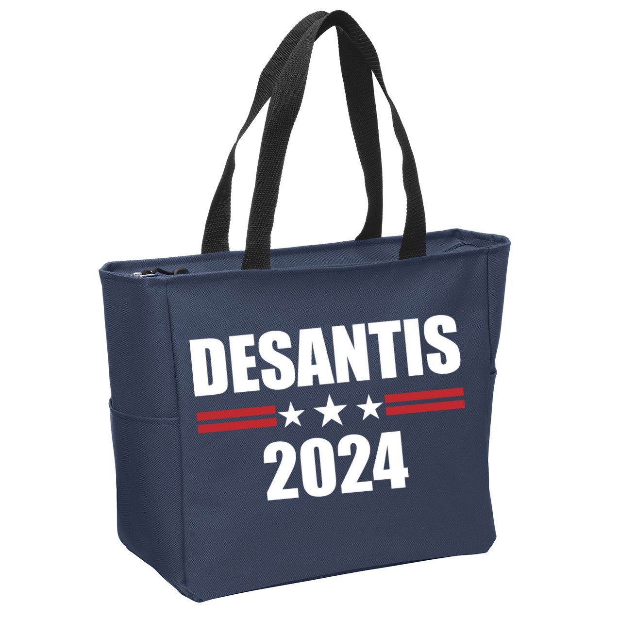 Desantis 2024 Ron Desantis 2024 Presidential Election Desantis For President Zip Tote Bag