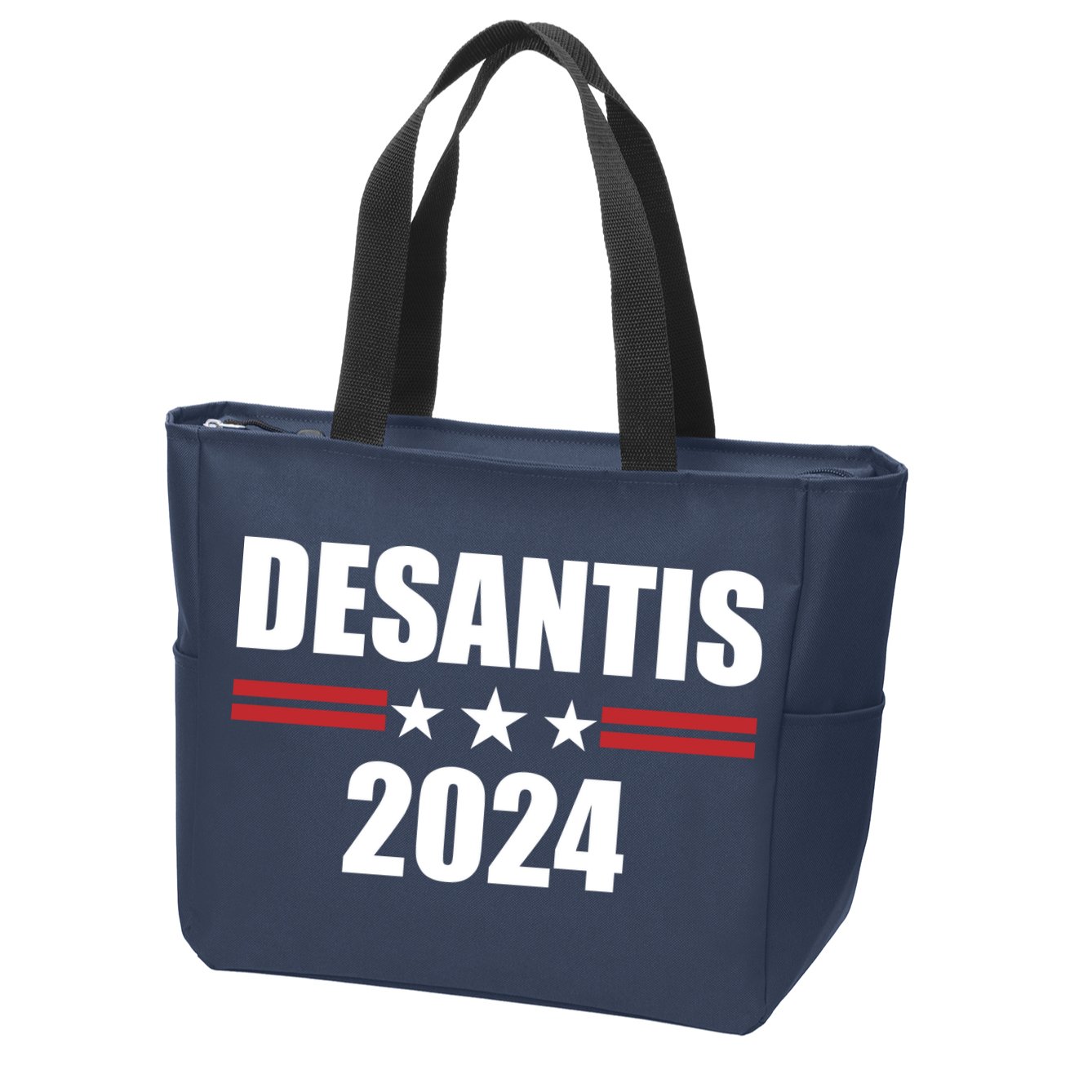 Desantis 2024 Ron Desantis 2024 Presidential Election Desantis For President Zip Tote Bag