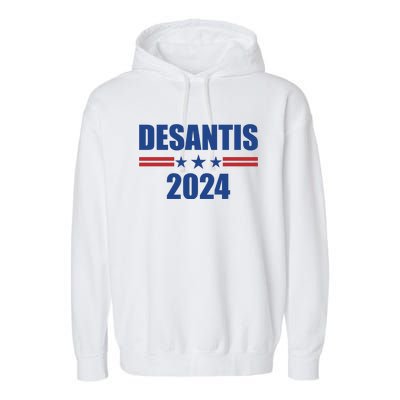 Desantis 2024 Ron Desantis 2024 Presidential Election Desantis For President Garment-Dyed Fleece Hoodie