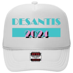 Desantis 2024 Ron Desantis 2024 Presidential Election Desantis President 2024 High Crown Mesh Back Trucker Hat