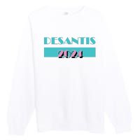 Desantis 2024 Ron Desantis 2024 Presidential Election Desantis President 2024 Premium Crewneck Sweatshirt