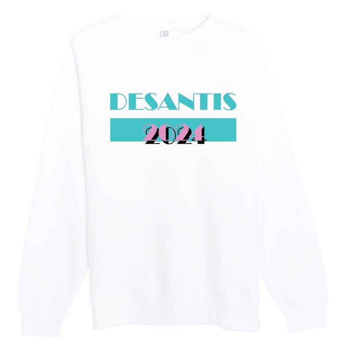 Desantis 2024 Ron Desantis 2024 Presidential Election Desantis President 2024 Premium Crewneck Sweatshirt