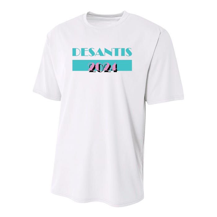 Desantis 2024 Ron Desantis 2024 Presidential Election Desantis President 2024 Youth Performance Sprint T-Shirt