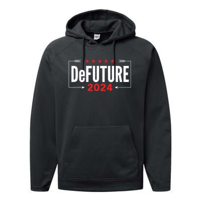 DeFUTURE 2024 Ron Desantis Florida Performance Fleece Hoodie