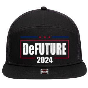 DeFUTURE 2024 Ron Desantis Florida 7 Panel Mesh Trucker Snapback Hat