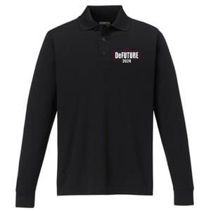 DeFUTURE 2024 Ron Desantis Florida Performance Long Sleeve Polo