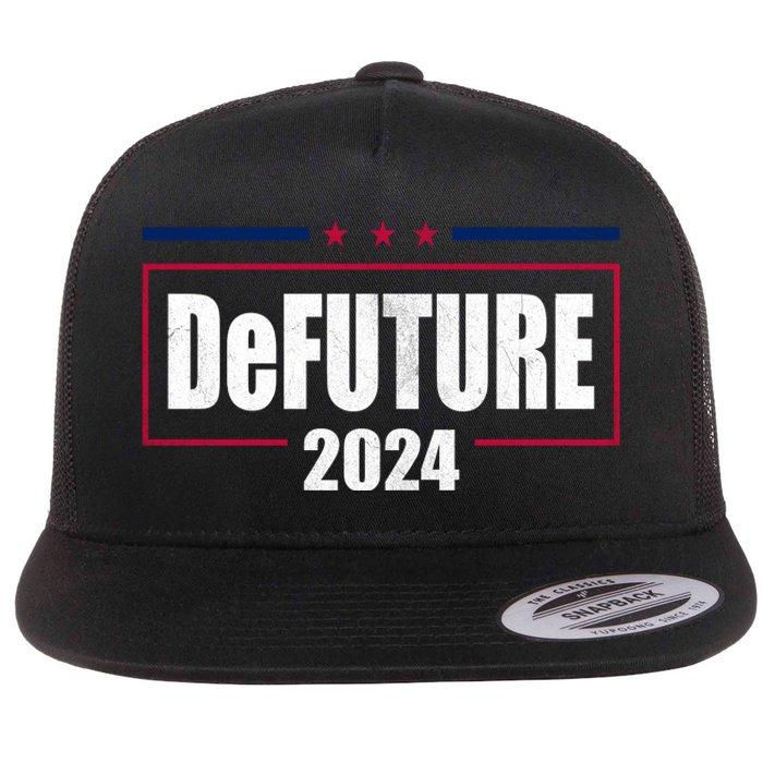 DeFUTURE 2024 Ron Desantis Florida Flat Bill Trucker Hat