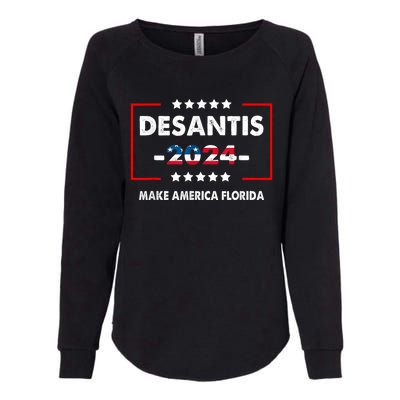 DeSantis 2024 Ron DeSantis For President 2024 Election Womens California Wash Sweatshirt