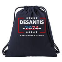 DeSantis 2024 Ron DeSantis For President 2024 Election Drawstring Bag