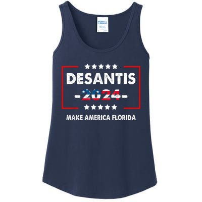 DeSantis 2024 Ron DeSantis For President 2024 Election Ladies Essential Tank