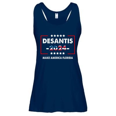 DeSantis 2024 Ron DeSantis For President 2024 Election Ladies Essential Flowy Tank