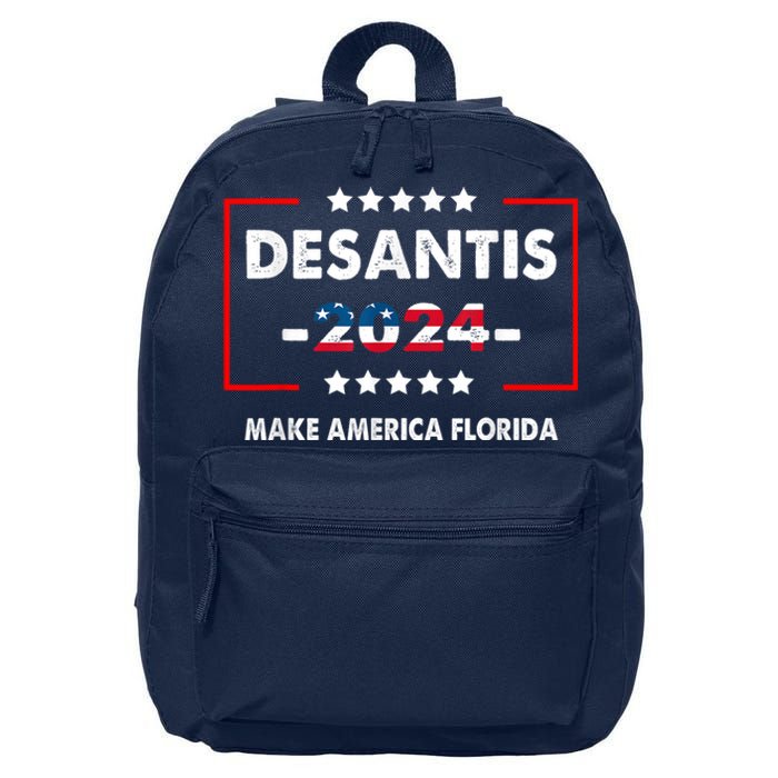 DeSantis 2024 Ron DeSantis For President 2024 Election 16 in Basic Backpack