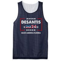 DeSantis 2024 Ron DeSantis For President 2024 Election Mesh Reversible Basketball Jersey Tank