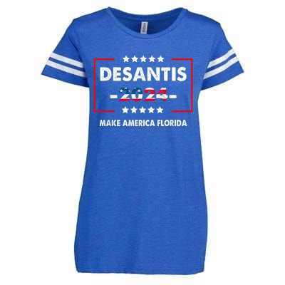 DeSantis 2024 Ron DeSantis For President 2024 Election Enza Ladies Jersey Football T-Shirt