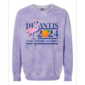 DeSantis 2024 Ron DeSantis For President 2024 Election Colorblast Crewneck Sweatshirt