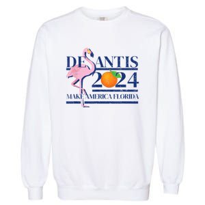 DeSantis 2024 Ron DeSantis For President 2024 Election Garment-Dyed Sweatshirt