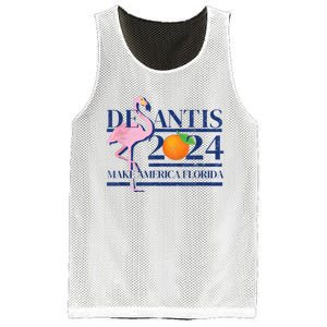 DeSantis 2024 Ron DeSantis For President 2024 Election Mesh Reversible Basketball Jersey Tank