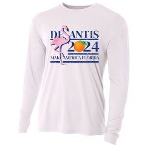 DeSantis 2024 Ron DeSantis For President 2024 Election Cooling Performance Long Sleeve Crew