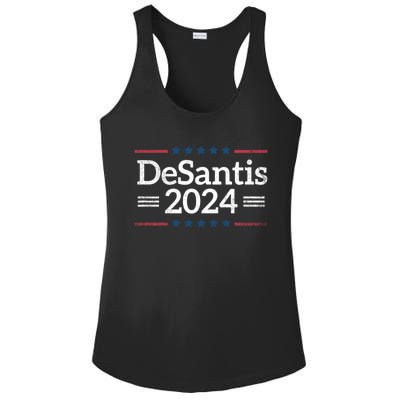 Desantis 2024 Retro Vintage Make America Florida Ladies PosiCharge Competitor Racerback Tank