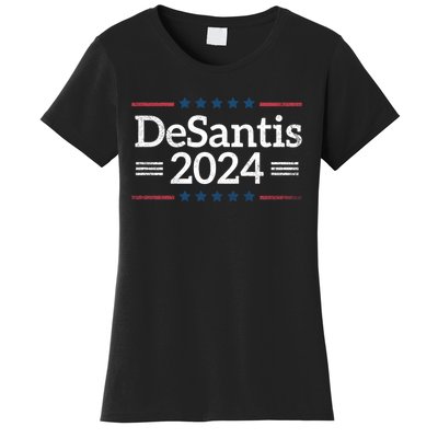 Desantis 2024 Retro Vintage Make America Florida Women's T-Shirt