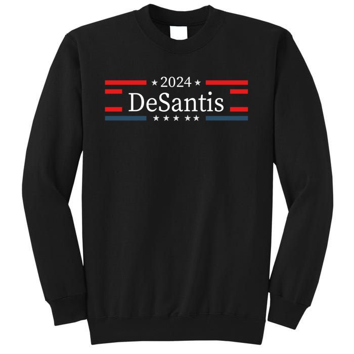 Desantis 2024 Retro Vintage Make America Florida Tall Sweatshirt