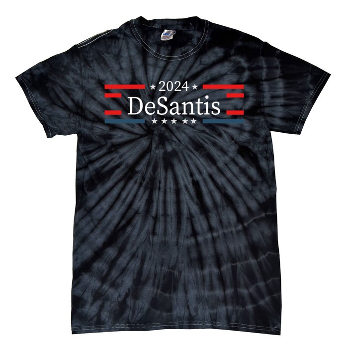 Desantis 2024 Retro Vintage Make America Florida Tie-Dye T-Shirt