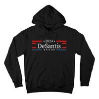 Desantis 2024 Retro Vintage Make America Florida Tall Hoodie