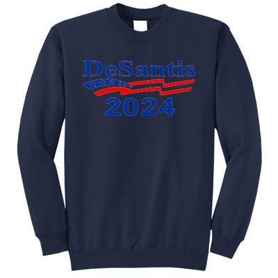 Desantis 2024 Retro Vintage Make America Florida Tall Sweatshirt