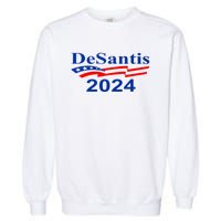 Desantis 2024 Retro Vintage Make America Florida Garment-Dyed Sweatshirt