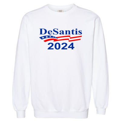 Desantis 2024 Retro Vintage Make America Florida Garment-Dyed Sweatshirt