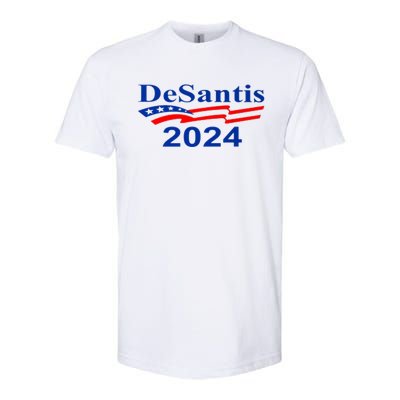 Desantis 2024 Retro Vintage Make America Florida Softstyle CVC T-Shirt