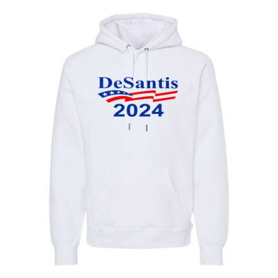 Desantis 2024 Retro Vintage Make America Florida Premium Hoodie