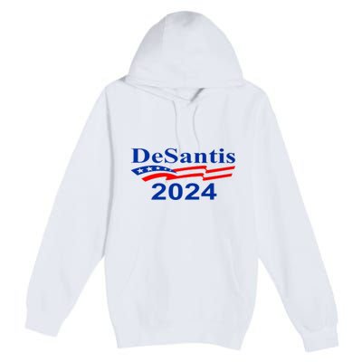 Desantis 2024 Retro Vintage Make America Florida Premium Pullover Hoodie