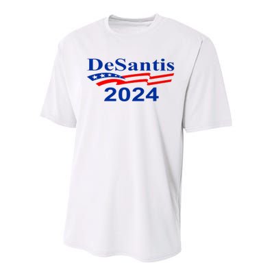 Desantis 2024 Retro Vintage Make America Florida Performance Sprint T-Shirt