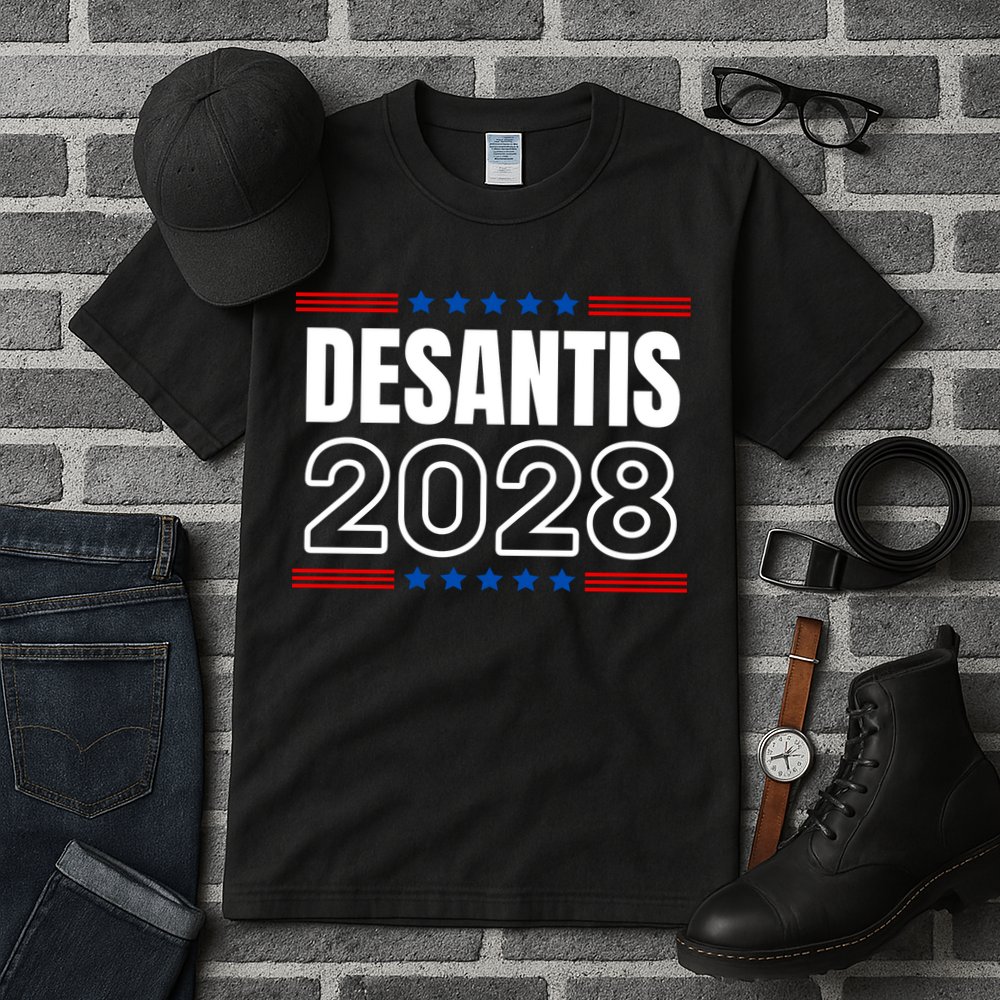 Desantis 2028 Ron Desantis 2028 For President Election Tall T-Shirt