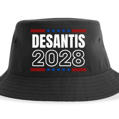 Desantis 2028 Ron Desantis 2028 For President Election Sustainable Bucket Hat