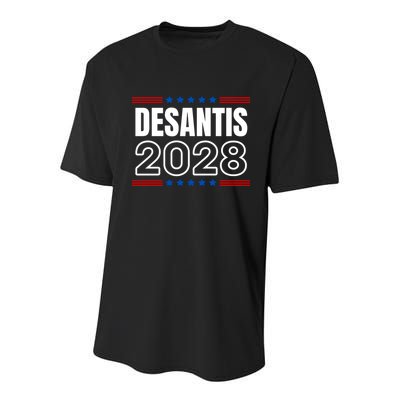 Desantis 2028 Ron Desantis 2028 For President Election Youth Performance Sprint T-Shirt