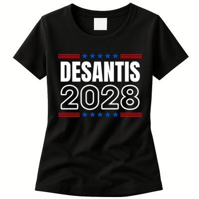 Desantis 2028 Ron Desantis 2028 For President Election Womens T-Shirt