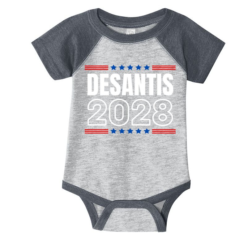 Desantis 2028 Ron Desantis 2028 For President Election Infant Baby Jersey Bodysuit