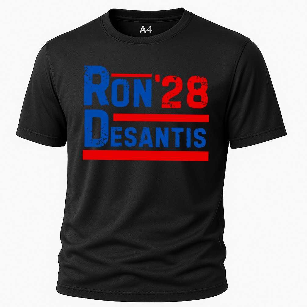 Desantis 2028 Ron Desantis 2028 President Election Retro Cooling Performance Crew T-Shirt