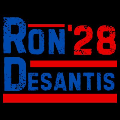 Desantis 2028 Ron Desantis 2028 President Election Retro T-Shirt