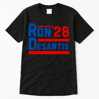 Desantis 2028 Ron Desantis 2028 President Election Retro Tall T-Shirt