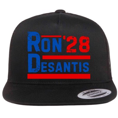 Desantis 2028 Ron Desantis 2028 President Election Retro Flatbill Hat